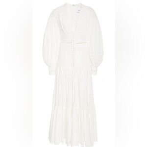 Acler White Eyelet Maxi Dress